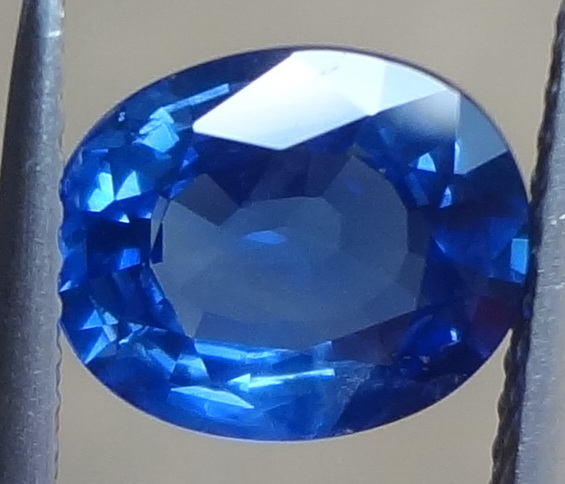 Bright blue Sapphire from Madagascar