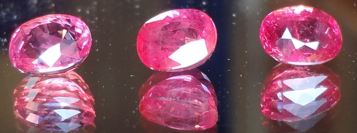 Pailin Rubies heated without chemicals at low temperature