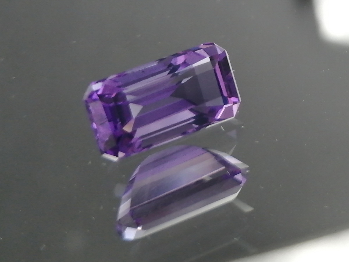 Natural Amethyst Calibrated Loose Gems for Jewelry 3x6MM Purple Amethyst Baguette Cut Gemstone