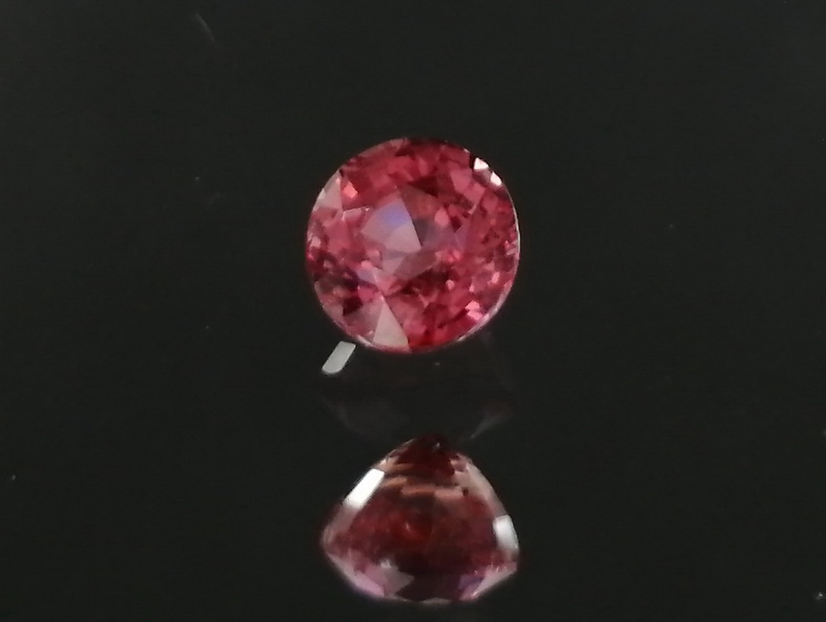 Round 4.40 Ct/8mm Pink Sapphire Loose Gemstone Pair Natural AGI Certified DK45 