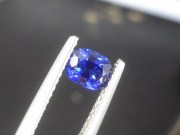 Top quality grade A untreated unheated cushion cut royal blue sapphire from Pailin