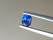 Top quality grade A untreated unheated cushion cut royal blue sapphire from Pailin