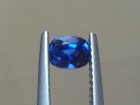 Top quality grade A untreated unheated cushion cut royal blue sapphire from Pailin