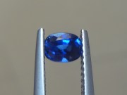 Top quality grade A untreated unheated cushion cut royal blue sapphire from Pailin