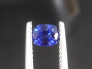 Top quality grade A untreated unheated cushion cut royal blue sapphire from Pailin
