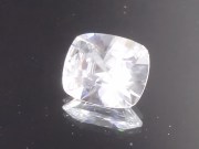 Perfect Natural White Zircon Diamond Cut