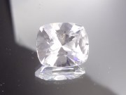 Perfect Natural White Zircon 1 Step Cushion Cut