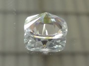 Perfect Natural White Zircon Diamond Cut