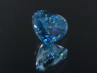 B grade large heart shape blue zircon wide 10ct 11ct loose gemstone to buy. . 