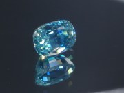 C grade color cushion cut sky blue zircon Cambolite, exquisite supplier for professional jewelry