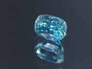 C grade color cushion cut sky blue zircon Cambolite, exquisite supplier for professional jewelry