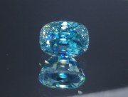 C grade color cushion cut sky blue zircon Cambolite, exquisite supplier for professional jewelry