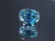 C grade color cushion cut sky blue zircon Cambolite, exquisite supplier for professional jewelry