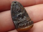 18.65 Thai Style Buddha Carving of Falcon/Hawk Eye with a hole for pendant jewelry