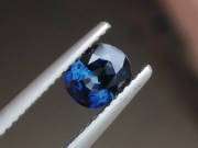 1ct+ Royal Blue Oval Sapphire from Pailin, Cambodia