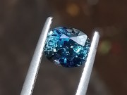 Perfectly cut peacock to sky blue Sapphire cushion of 2.025 carats. 