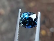 Perfectly cut peacock to sky blue Sapphire cushion of 2.025 carats. 