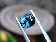 Perfectly cut peacock to sky blue Sapphire cushion of 2.025 carats. 