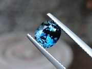 Perfectly cut peacock to sky blue Sapphire cushion of 2.025 carats. 