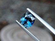 Perfectly cut peacock to sky blue Sapphire cushion of 2.025 carats. 