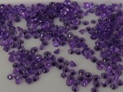 Calibrated purple amethyst round 2.5mm wholesale from professional jewelry supplier