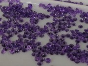 Calibrated purple amethyst round 2.5mm wholesale from professional jewelry supplier