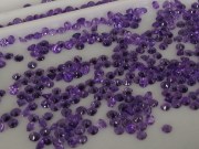 Calibrated purple amethyst round 2.5mm wholesale from professional jewelry supplier