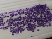 Calibrated purple amethyst round 2.5mm wholesale from professional jewelry supplier