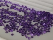 Calibrated purple amethyst round 2.5mm wholesale from professional jewelry supplier