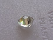 Perfect 1 step cushion Diamond style cut white Zircon from Cambodia 