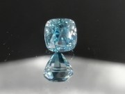 3.590ct Sky Blue Zircon Cushion from Ratanakiri