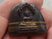 42.13ct Tiger (Falcon) Eye Buddha Carving