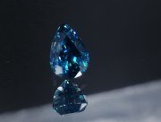 Exquisite Premium Top Grade A Medium Size Blue Zircon Drop/Pear for high-end jewelry from Cambodia