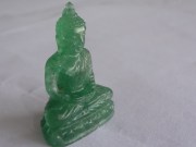 Green Aventurine Carved Buddha Amulet, 47.11 carats