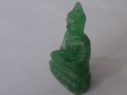 Green Aventurine Carved Buddha Amulet, 47.11 carats