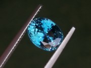 Affordable and beautiful, strong and solid sky blue zircon oval cut 5.7 carats