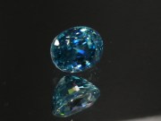 Affordable and beautiful, strong and solid sky blue zircon oval cut 5.7 carats