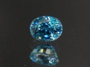 Affordable and beautiful, strong and solid sky blue zircon oval cut 5.7 carats