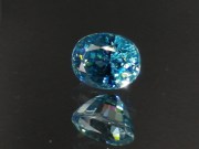 Affordable and beautiful, strong and solid sky blue zircon oval cut 5.7 carats
