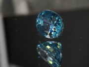 Affordable and beautiful, strong and solid sky blue zircon oval cut 5.7 carats