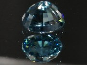 Affordable and beautiful, strong and solid sky blue zircon oval cut 5.7 carats