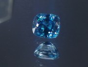 B grade dense color wide cushion cut blue zircon, exquisite supplier for professional jewelry