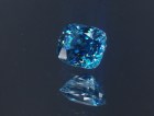 B grade dense color wide cushion cut blue zircon, exquisite supplier for professional jewelry