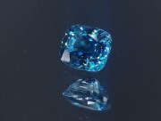 B grade dense color wide cushion cut blue zircon, exquisite supplier for professional jewelry