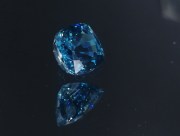 B grade dense color wide cushion cut blue zircon, exquisite supplier for professional jewelry