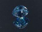 B grade dense color wide cushion cut blue zircon, exquisite supplier for professional jewelry