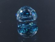 B grade dense color wide cushion cut blue zircon, exquisite supplier for professional jewelry