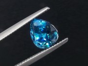 Beautiful Shiny Natural Blue Zircon for sale