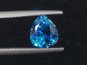 Beautiful Shiny Natural Blue Zircon for sale