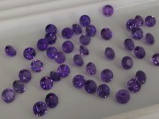 Calibrated purple amethyst round 5mm wholesale from professional jewelry supplier